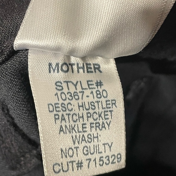 MOTHER Hustler Patch Pocket Ankle Fray Jeans in Not Guilty - Picture 9 of 10
